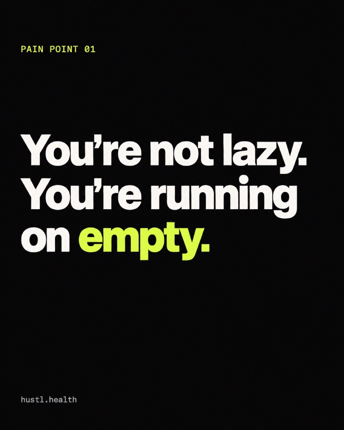 Running on empty / 4:5