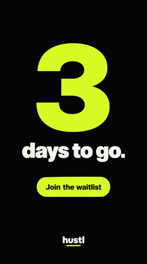 3 days to go.