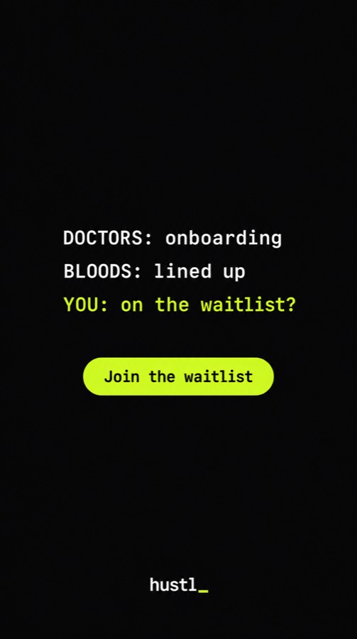 Doctors onboarding. You on the waitlist?