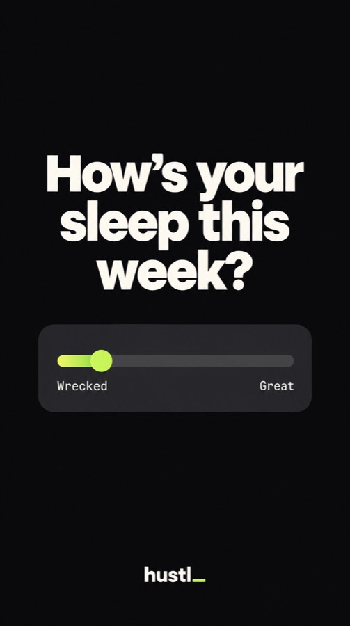 How's your sleep this week?