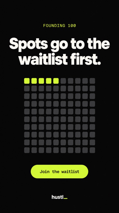 Spots go to the waitlist first.