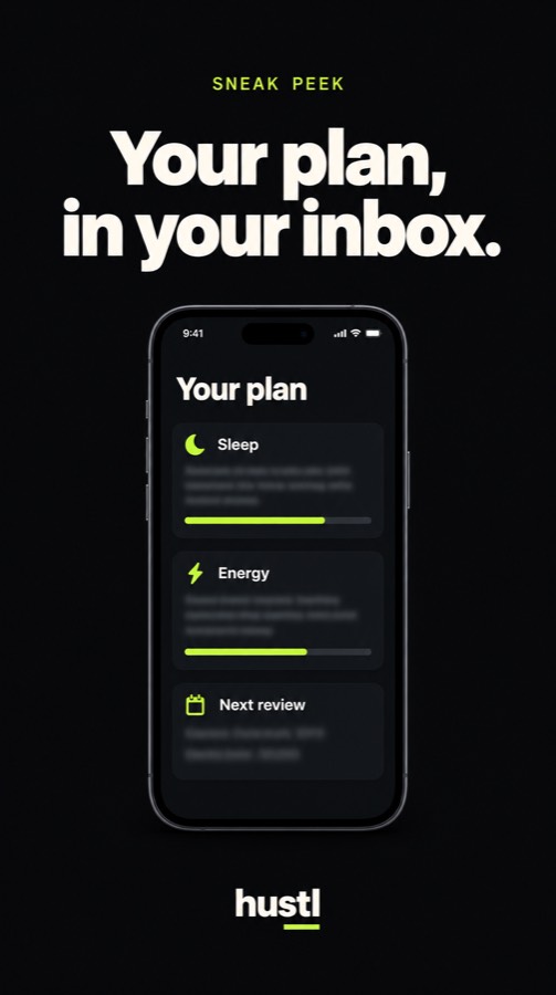 Your plan, in your inbox.