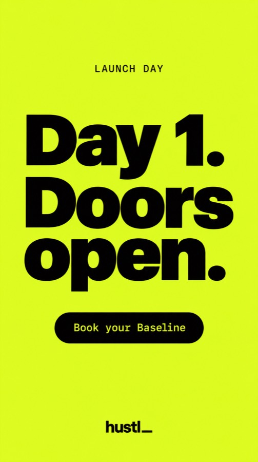 Day 1. Doors open.